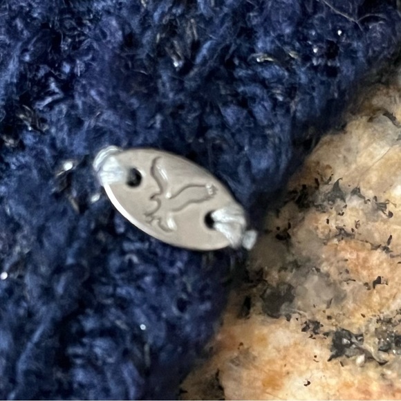 American Eagle Women's Blue Sweater Wool Tunic Goth Grunge Preppy Y2k Vtg L - Picture 11 of 12